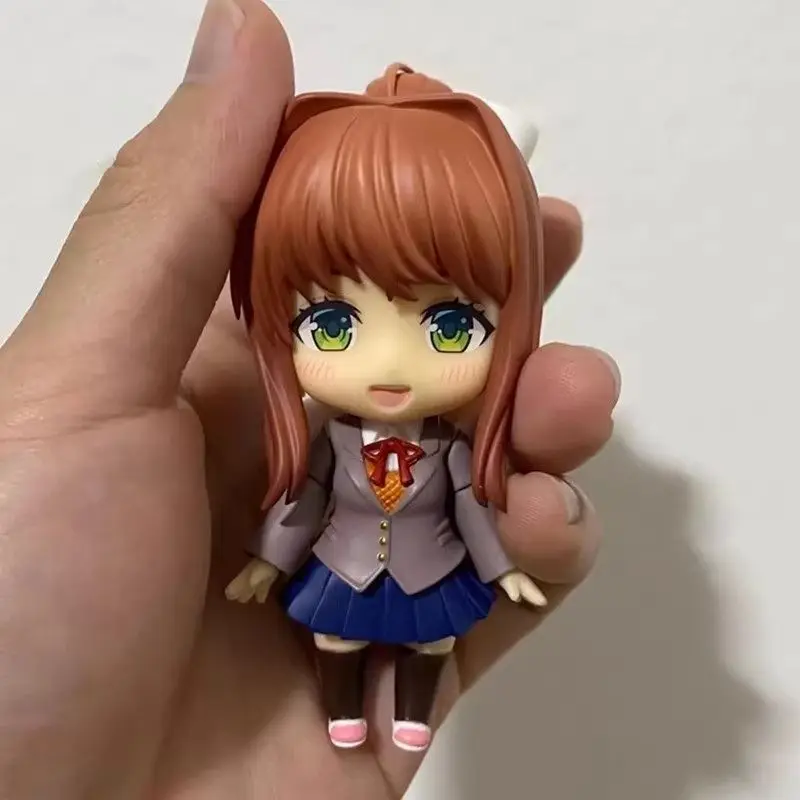 Anime Doki Doki Literature Club Q Version #2283 Yuri #1817 Monika #2250 Sayori #2077 Natsuki Action Figures Models Decor Gifts