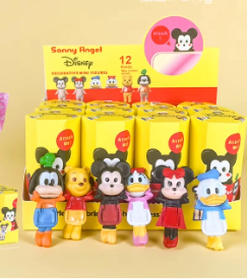 Disney ainme Hipper Angel Blind Box Computer Mobile Phone Decoration Ornaments Kawaii Mini Figure Anime Model