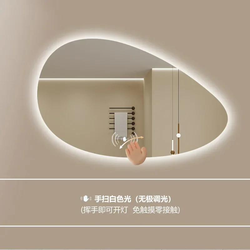 Jumpsuit Quality Mirror Bathroom Irregular Shape Full Body Decorative Nordic Mirror Rectangle Magnifying  Mirror