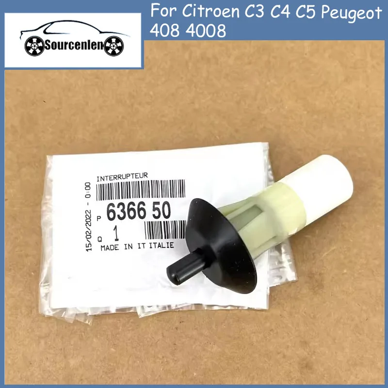 

New Engine Hood Courtesy Door Interior Light Switch Bonnet Open Sensor for Peugeot 206 307 405 406 636650