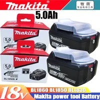Original Makita 18V 5/6/Ah rechargeable battery,long battery life,charger,fast charging,Makita BL1850 BL1840 BL1830 tool battery
