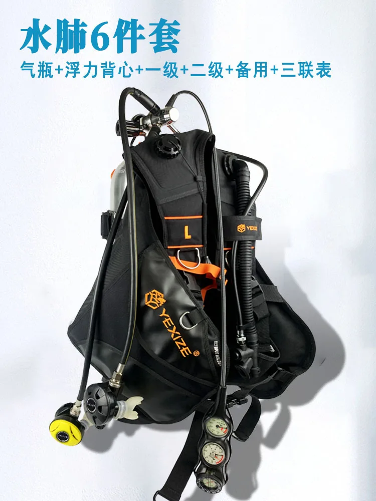 

YEXIZE 6-12L professional underwater breathing apparatus scuba diving equipment
