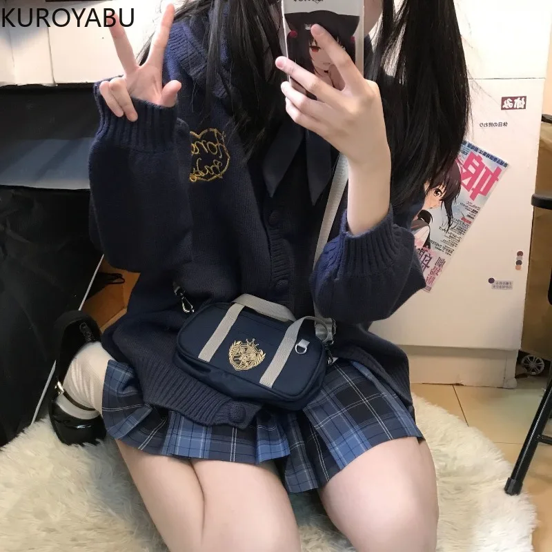 2023 baru tiba tas tangan Jepang mode untuk wanita tas Mini manis gaya Preppy bordir Harajuku kasual Y2k tas wanita