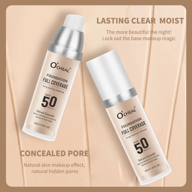 Base líquida que cambia de temperatura, corrector hidratante de larga duración, alta cobertura, ilumina el tono de la piel, cosméticos de maquillaje