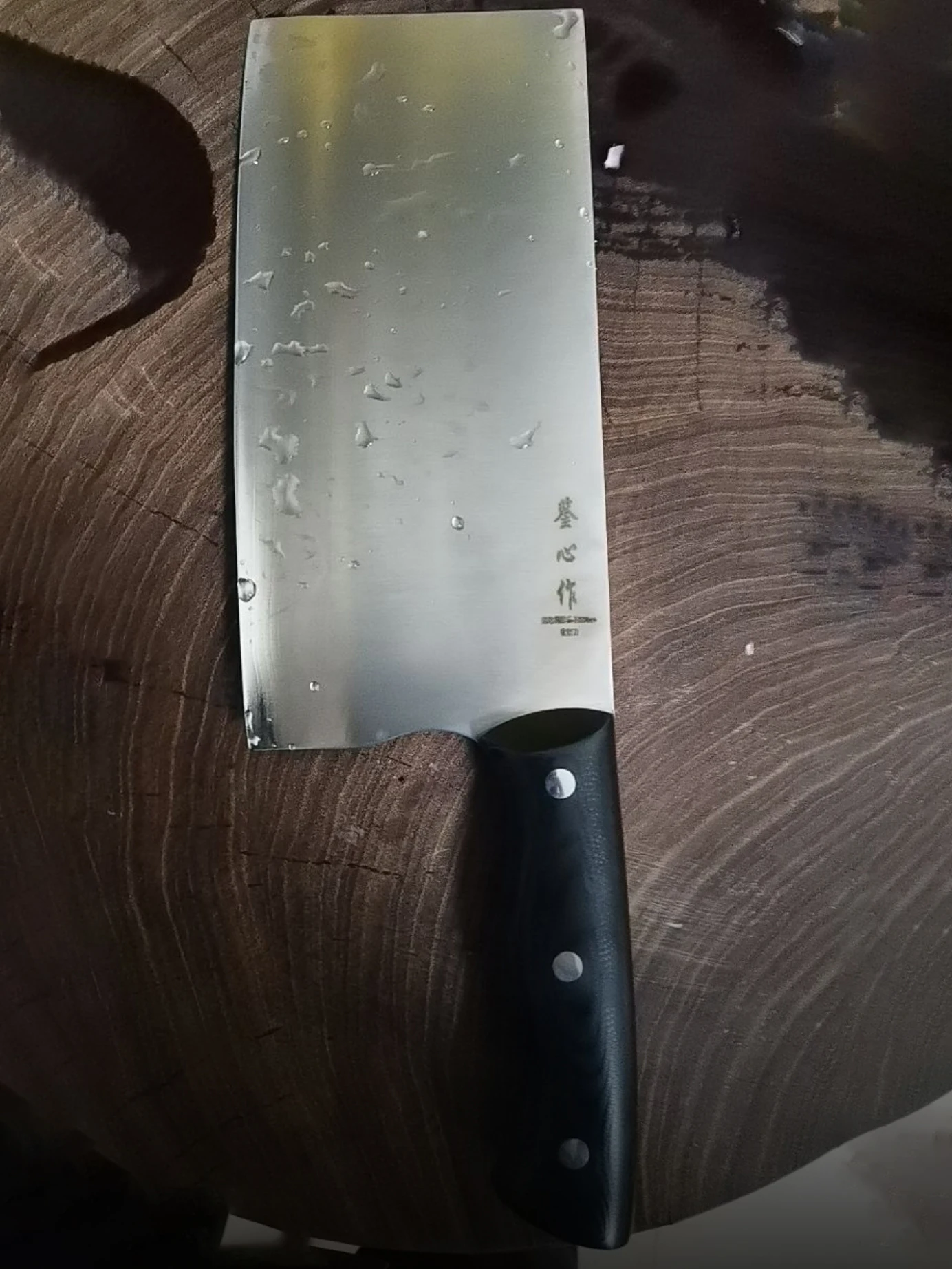 

8.5 Inch Slicing Knife N690Co Steel Core Blade 3-layers Clad Steel Cleaver Meat Cutting Vegetables Kitchen Knives G10 Handle