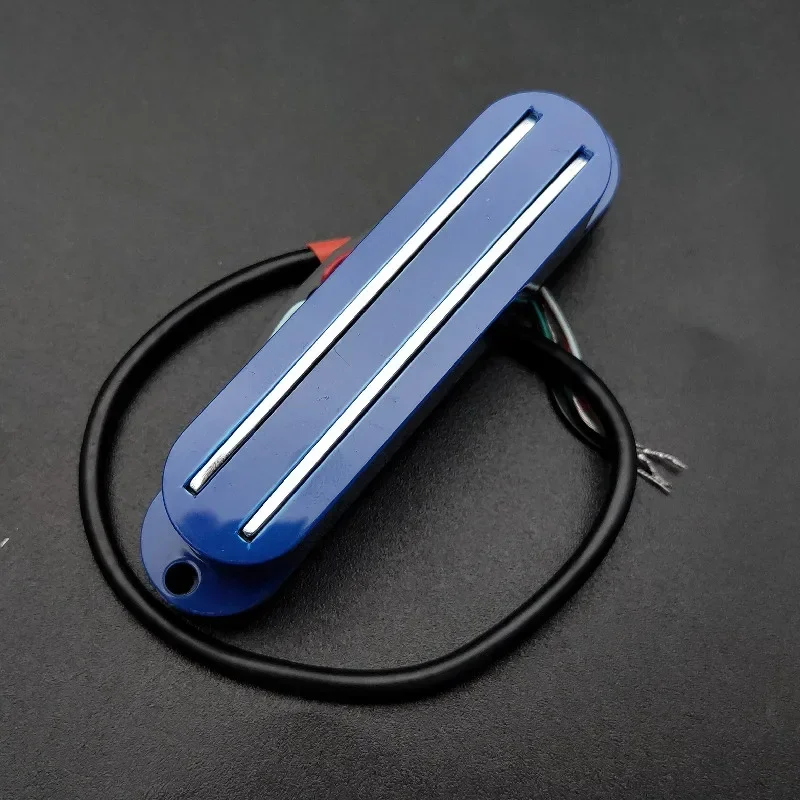 Mini Humbucker Dual Rail 9K ST Style Humbucker Twin Blade Pickup for FD ST Electric Guitar Replacement Multi Color