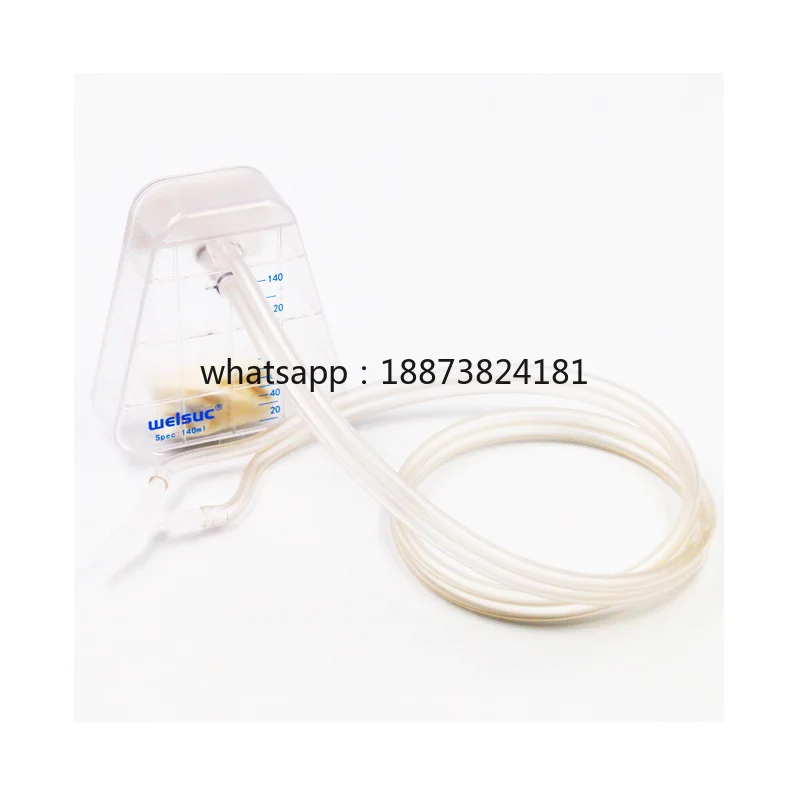 Negative pressure wound therapy accessory disposable canister drainage bottle 140ml/450ml  fast shipping