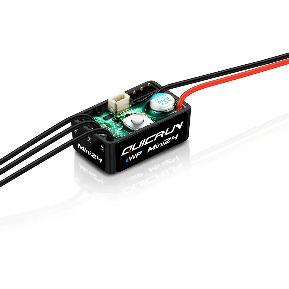 BoMasHobbywing QuicRun WP Mini24 25A 2-3S Sensorless Brushless ESC For 1/24 1/18 1/16 Racing Crawlers Drift Car