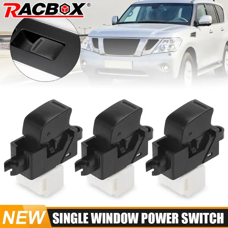 25411-0V00A Single Electric Window Power Switch for Nissan Navara D22 2003~2016 Patrol GU Y61 1997~2012 Auto Replacement Parts