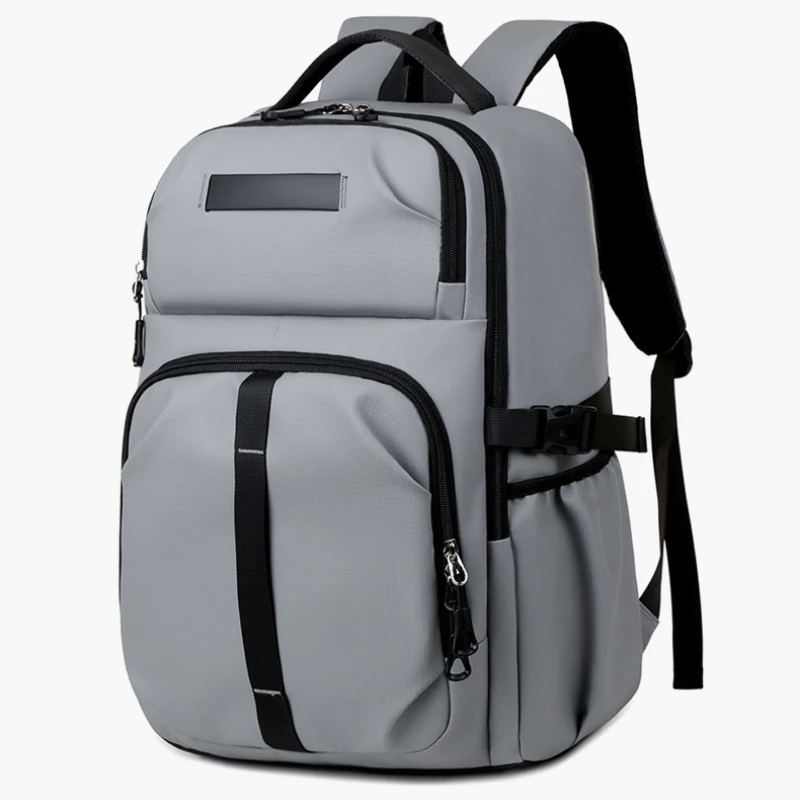 

New fashion backpack men's advanced sense of business commuting computer backpack large capacity student light bag