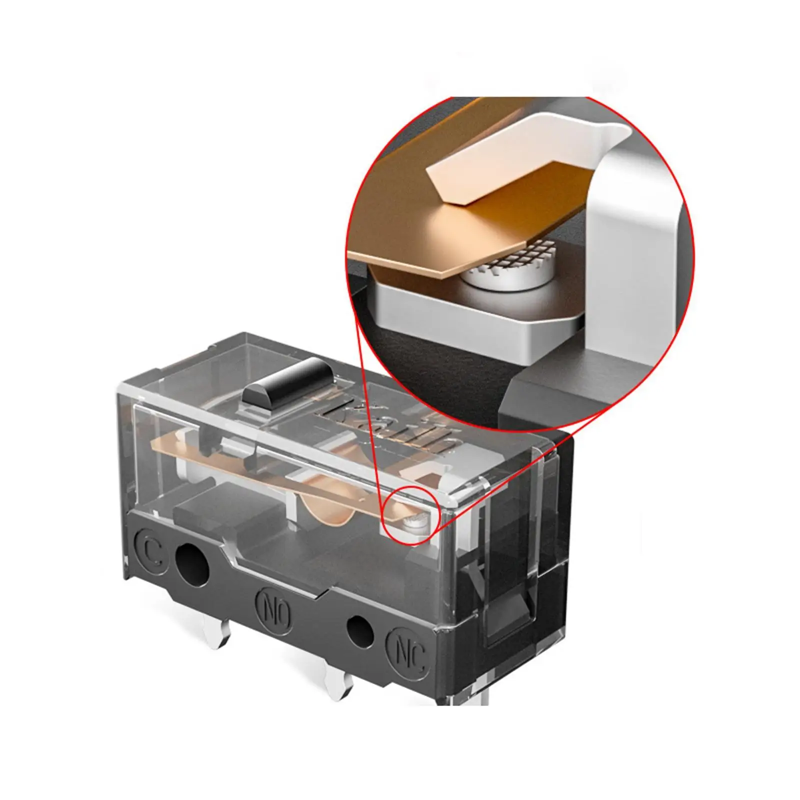 Micro Switch Electronic Component Precision Fast Tapping Mouse Button Push Button for GM8.0 Gaming Mouse Pointers