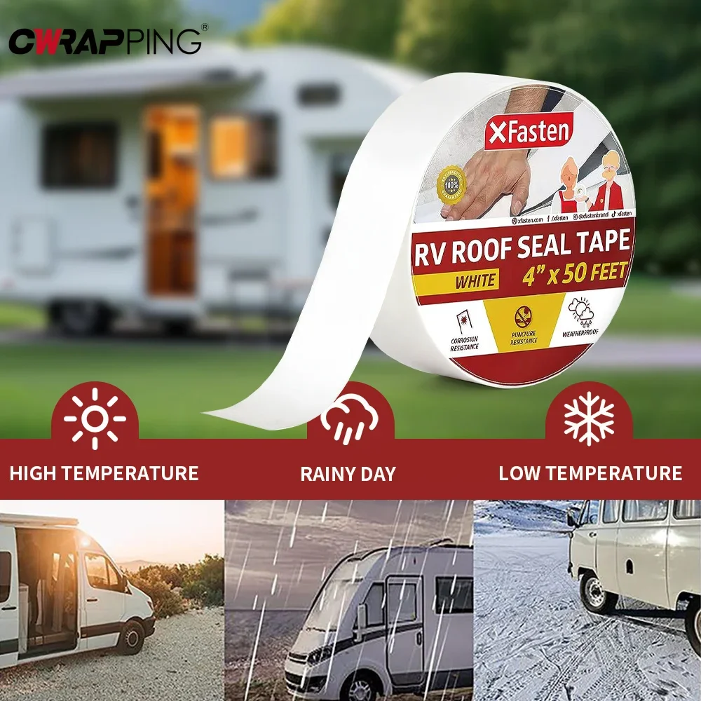 

Caravan for RV Trailers and Photovoltaic Campervan Accessories Repair Heavy Tape Waterproof Stckers Camping Car Accessory Home