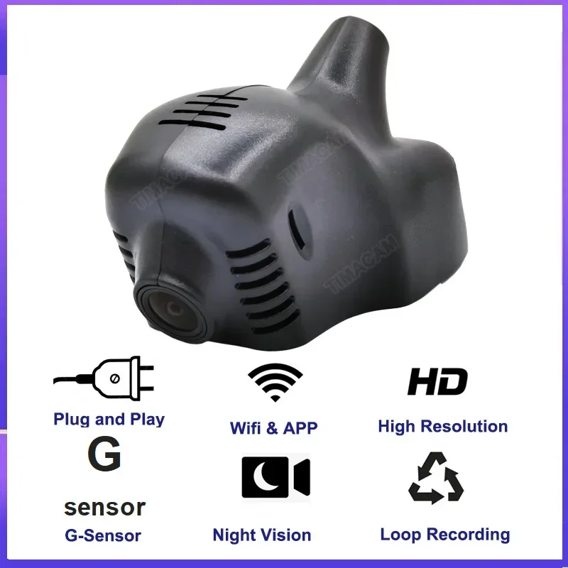 كاميرا TIMACAM 2K 4K Dashcam للسيارة DVR لسيارة Volkswagen VW Tiguan Passat Touareg Touran Golf Polo Jetta Arteon Multivan Magotan EOS #3