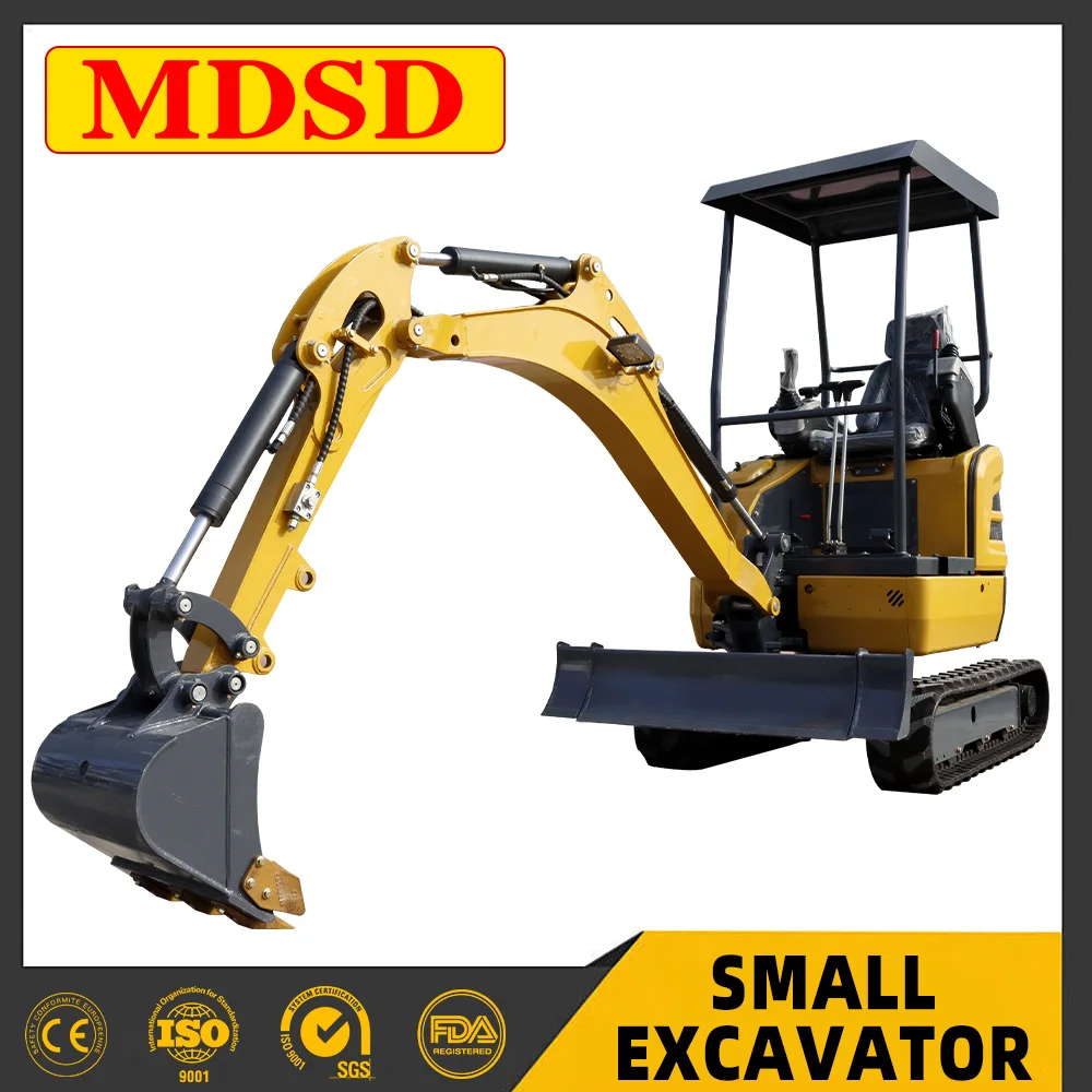 

The Latest Production Mini Excavator 1.2 Ton Crawler Digger Home Customized 2 Ton Mini Excavator for Agricultural Free Shipping