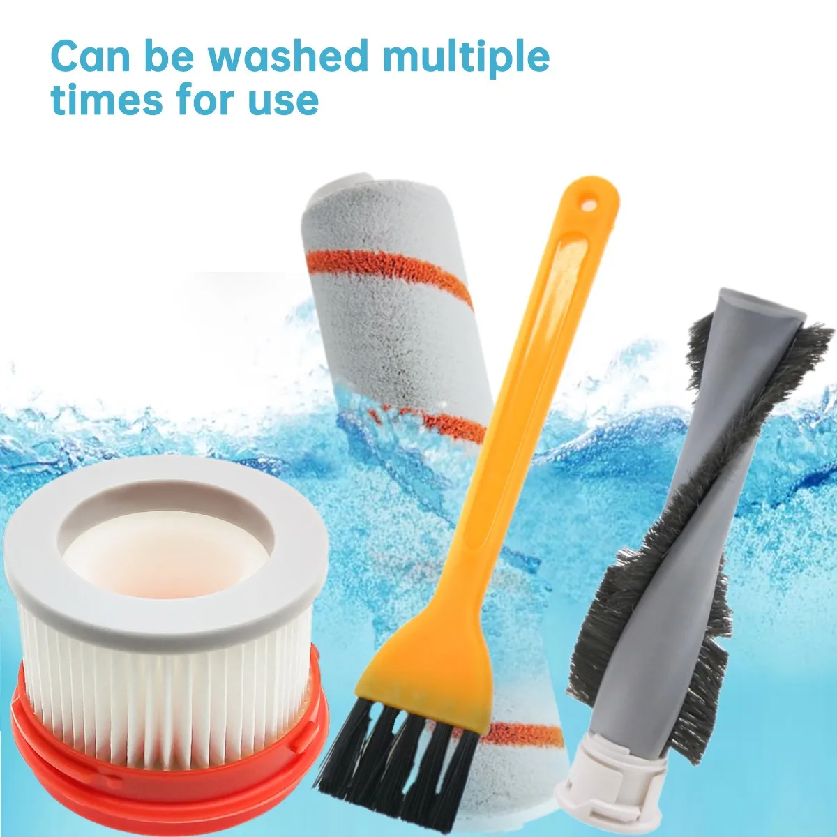 HEPA Filter for Xiaomi Dreame V8 V9 V9B V9P XR V10 V11 T20 V16 Household Wireless Vacuum Cleaner Accessories Roller Brush view 6