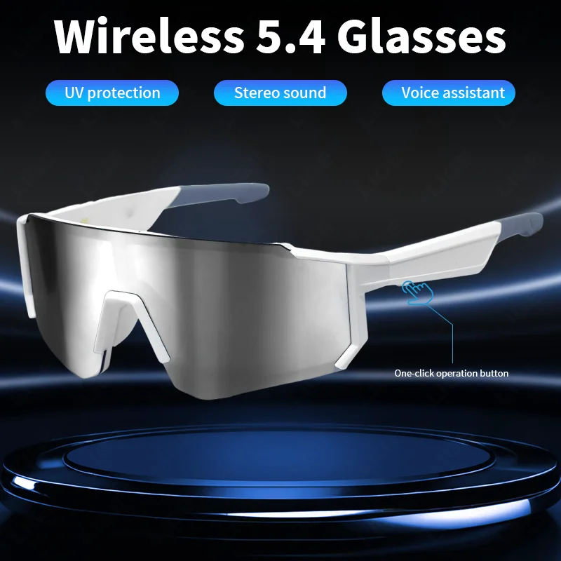 LIGE gafas de sol inteligentes de moda gafas de ciclismo inteligentes con bluetooth correr deportes gafas inteligentes gafas protectoras gafas de traducción AI
