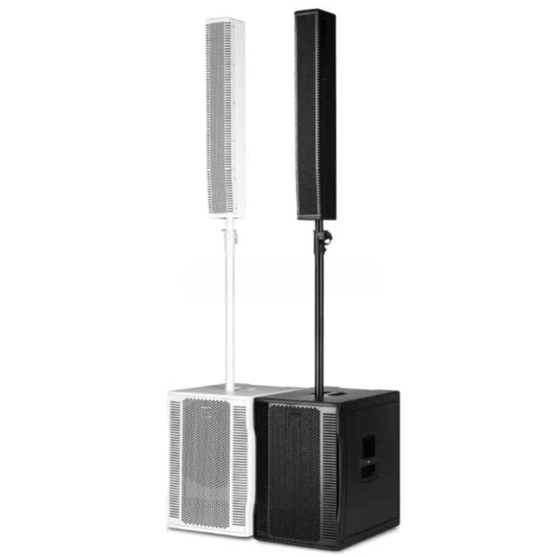 

12 Active Bidirectional Array Speakers 1400 Watts Rcf Column Speakers Indoor & Outdoor