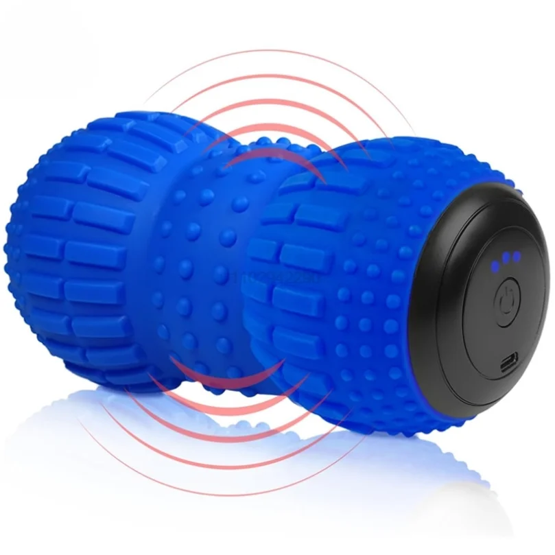 

Мяч для фасции йоги, электрический шарик с арахисом, USB перезаряжаемый массажный мяч, расслабляющий мышцы ног, плеч, шеи, талии, массаж, расслабление мышц
