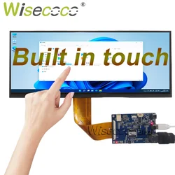 Stretched Bar Screen 1920x720 12.3 Inch Touchscreen IPS Long Strip Built In Touch Lvds Driver Board