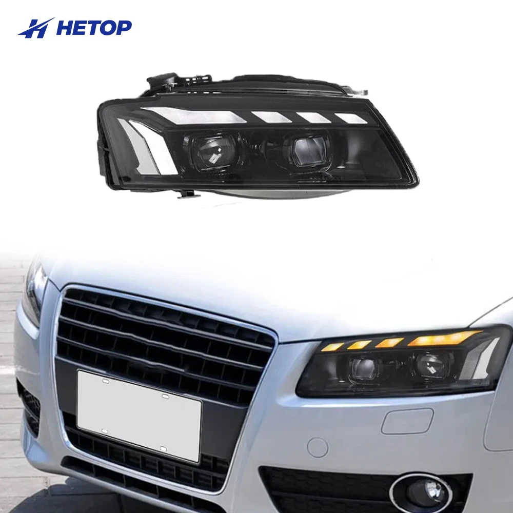 

HETOP A5 B8 2008-2011 Upgrade LED Head Lamp Modified RS Front Lamp Turn Signals Daytime Running Lights for Audi Headlights