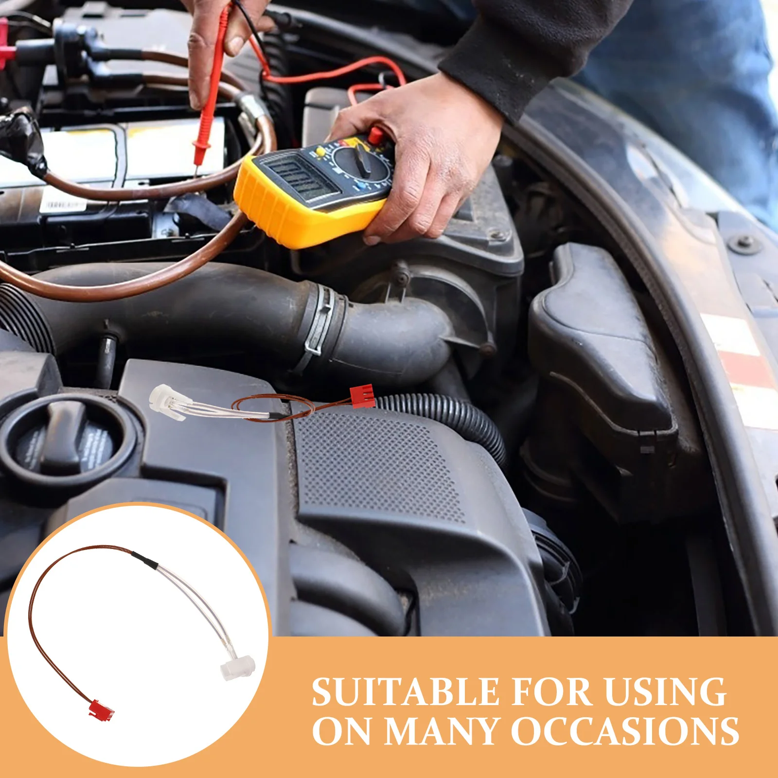 Сменный датчик стояночного обогревателя, 3 шт., высокоточный датчик температуры Ntc50k для дизельных обогревателей с квадратным разъемом и