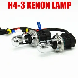 1 pair  HID H4 Hi Lo lamps 55w H4 Bi xenon bulbs  replacement headlight