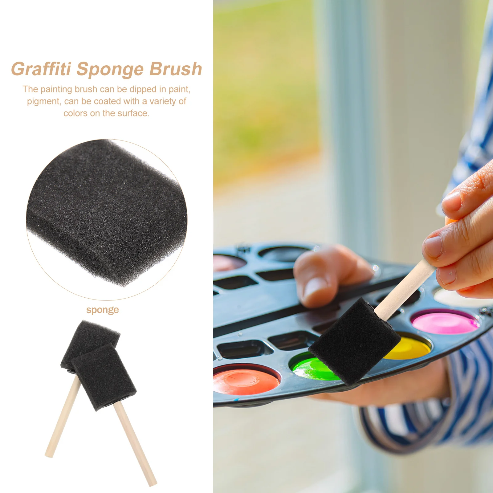 Рисунок 5 - детская губка, кисть для рисования