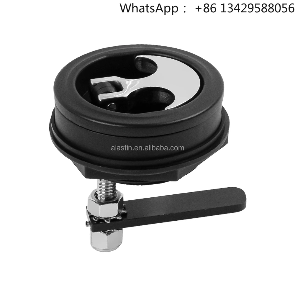 

High Quality Heavy Duty Nylon Boat Turning Lock Marine Hardware Large Flush Pull Hatch Latch for Boats