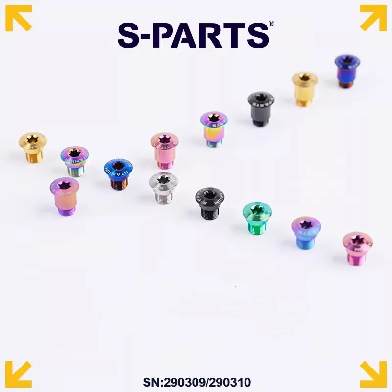 

5pcs Road bike chain ring nut titanium for SRAM axs force single speed double speed chainwheel titanium screw
