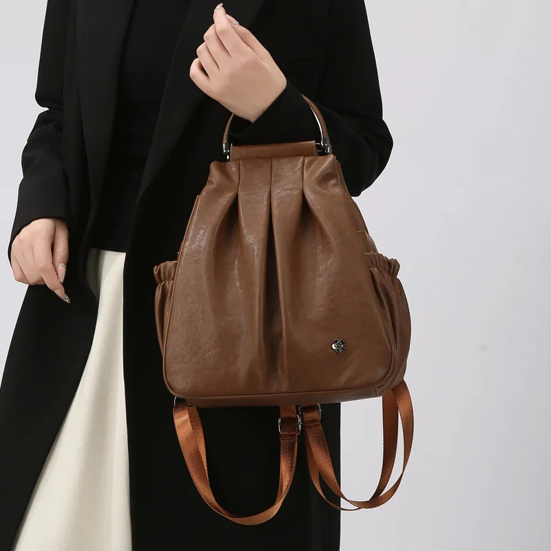 

Многофункциональный женский рюкзак 2025 года, нагрудный рюкзак с регулируемыми ремнями и несколькими карманами, дорожный рюкзак для поездок на работу