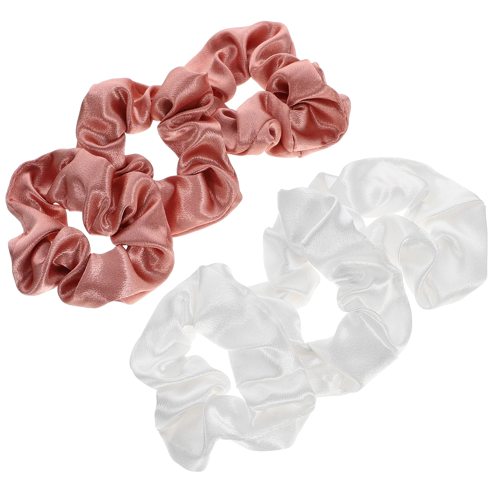 

6 Pcs Scrunchies Elastic Hair Ponytail Holder Ties For Girls Ponytail Holders Fabric Ropes for Girls Women Bride Gifts