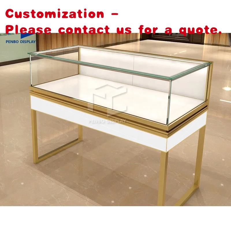 

custom.Luxury Stainless Steel Frame Glass Jewelry Showcase Custom Jewelry Shop Kiosk Showcase Jewellery Display Cabine