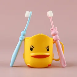 Children Toothbrush Oral Care Manual Toothbrush for Children Baby Cartoon Rabbit Baby Toothbrush Gifts s Oral Hygiene 2 Style