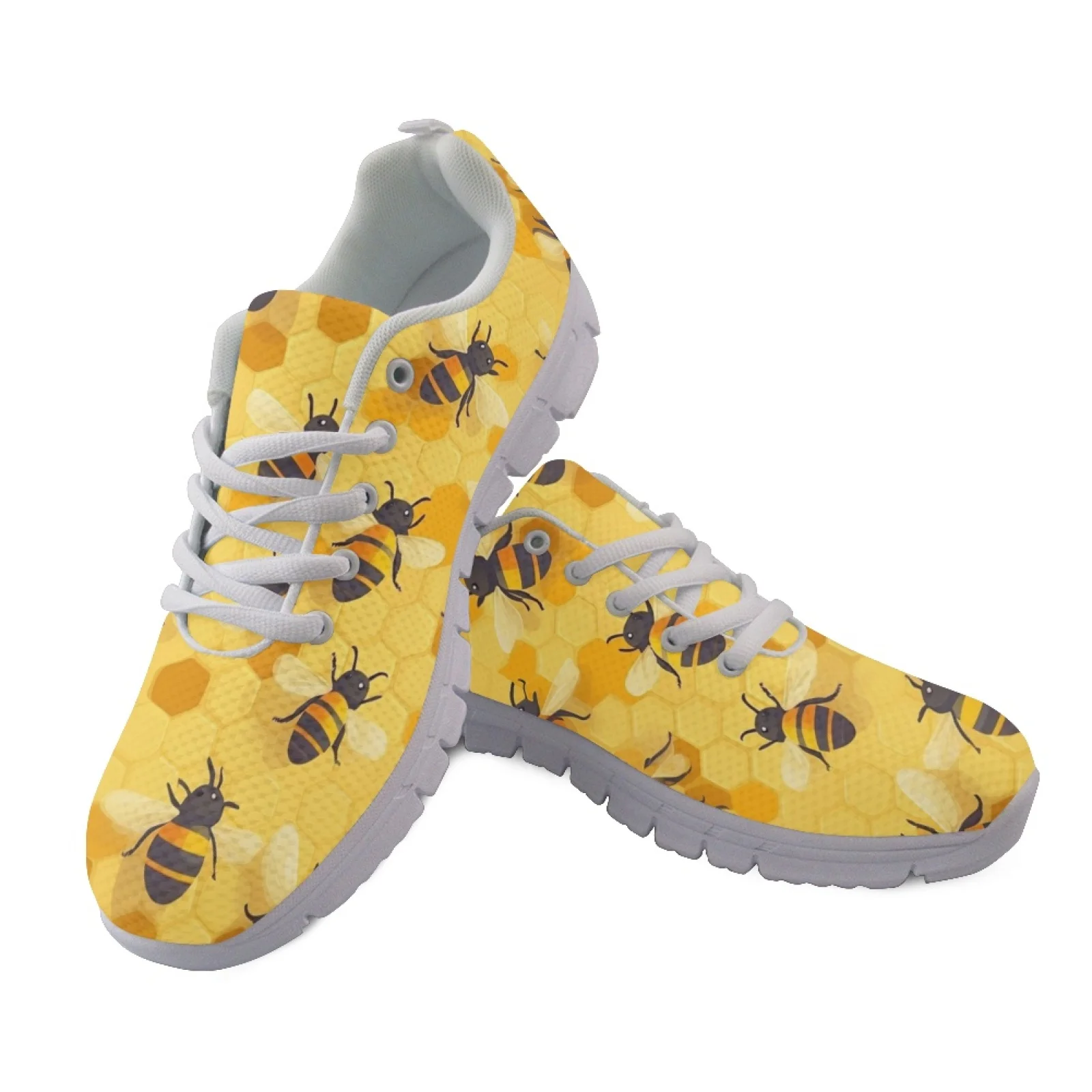 Coloranimal Floral Rooster Breathable Athletic Walking Shoes, Mesh and EVA Sole Outdoor Running Sneakers for Men and Women