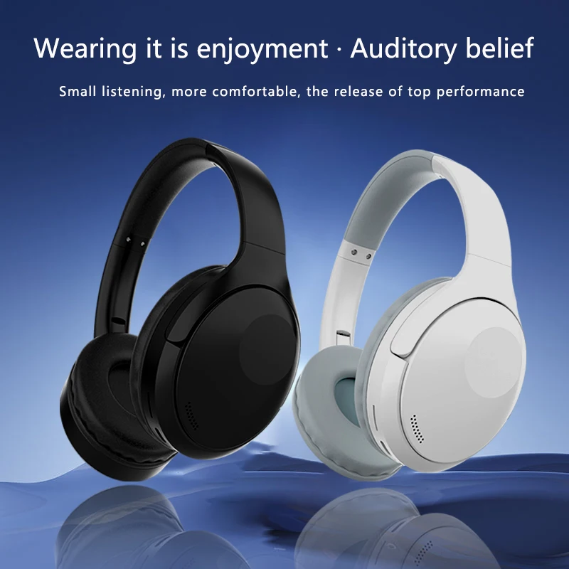 Bluetooth Wireless Gaming Headset Surround Sound Headphone Over-Ear For PC PS5 PS4 Music Earphones Foldable For Phone with Mic