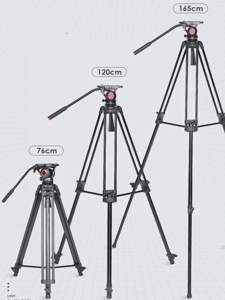 for 606A portable camera tripod SLR camera carbon fiber hydraulic damping video