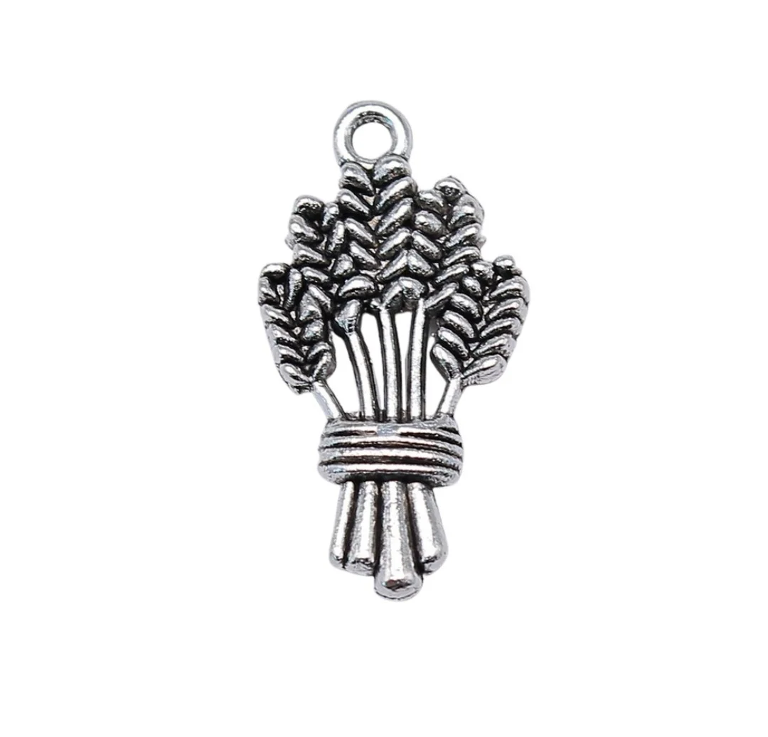 

20pcs 24x13mm Zinc alloy metal tibetan silver plated charm T0902 for jewelry making