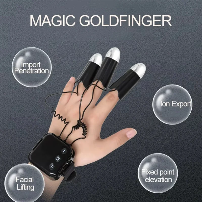 เครื่องนวดหน้า BAAM-Golden Finger EMS ยกกระชับใบหน้าด้วยคลื่นวิทยุและไมโครเคอร์เรนท์ สำหรับนวดหน้าและลำคอ เพื่อความงาม