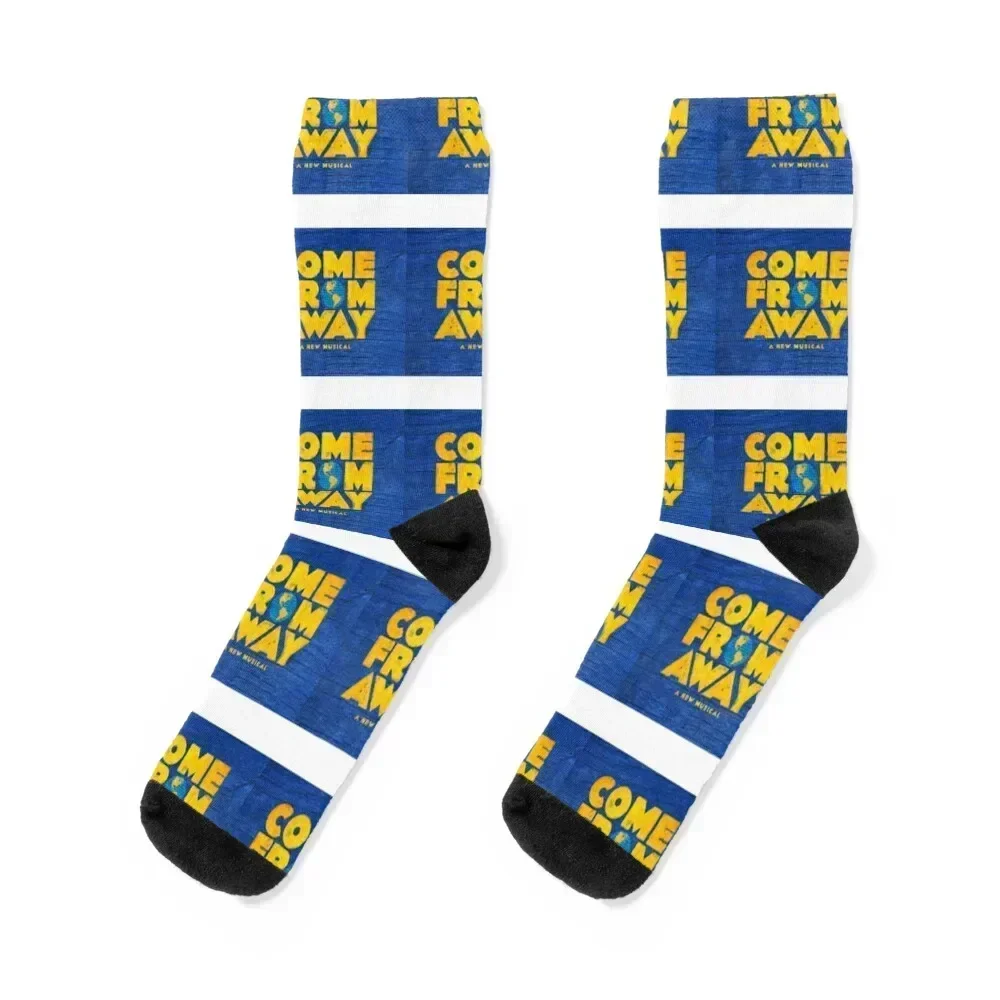 

Come From Away Logo Socks with print winter loose halloween Socks Girl Men's