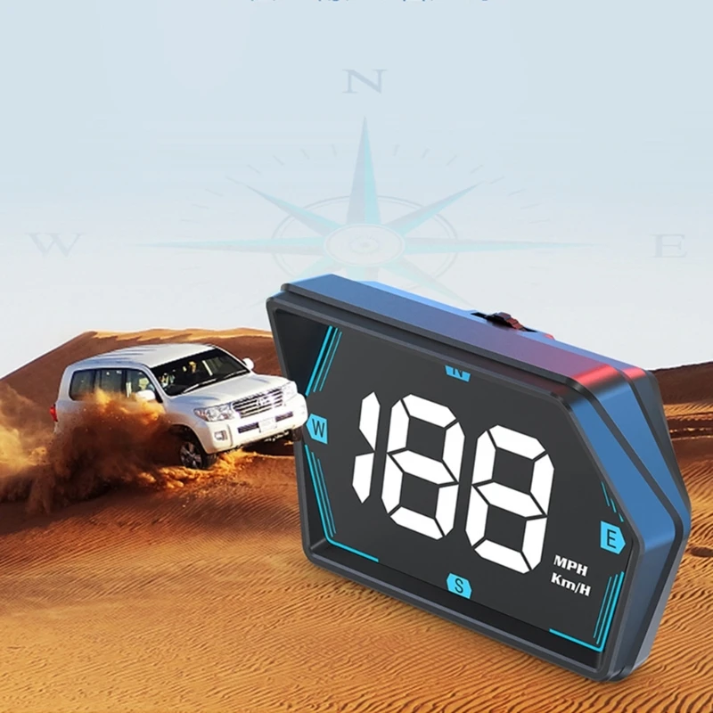 general Car HUD Head Up Display Projector Car Speedometer Comprehensive Driving Assistant HUD Simple Installation