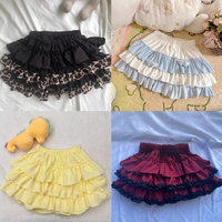 Subculture Patchwork Cake Skirt Aesthetic Outwear Harajuku 2000s American Vintage Leopard Skirts Gothic Women Korean Fashion