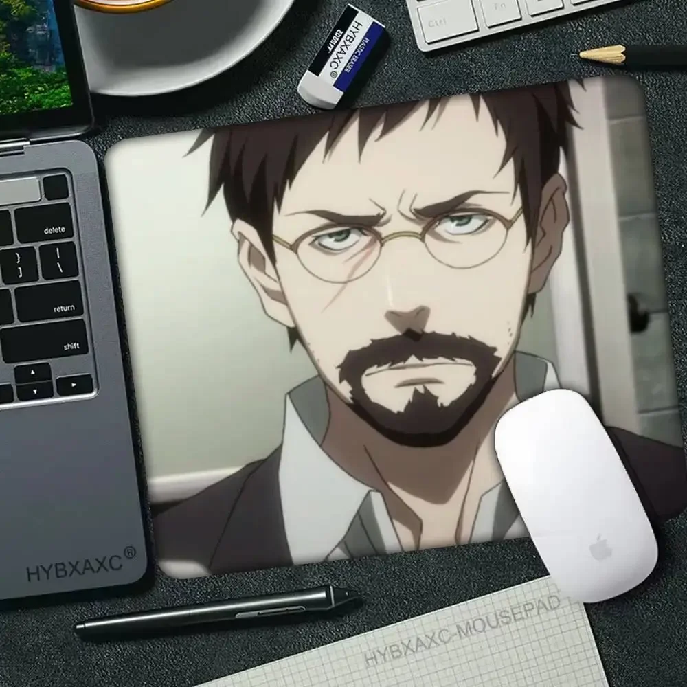 

B The Beginning Mousepad Small LockEdge Mouse Pad For Gamers Computer Desk Pad Rectangular Anti-slip Rubber