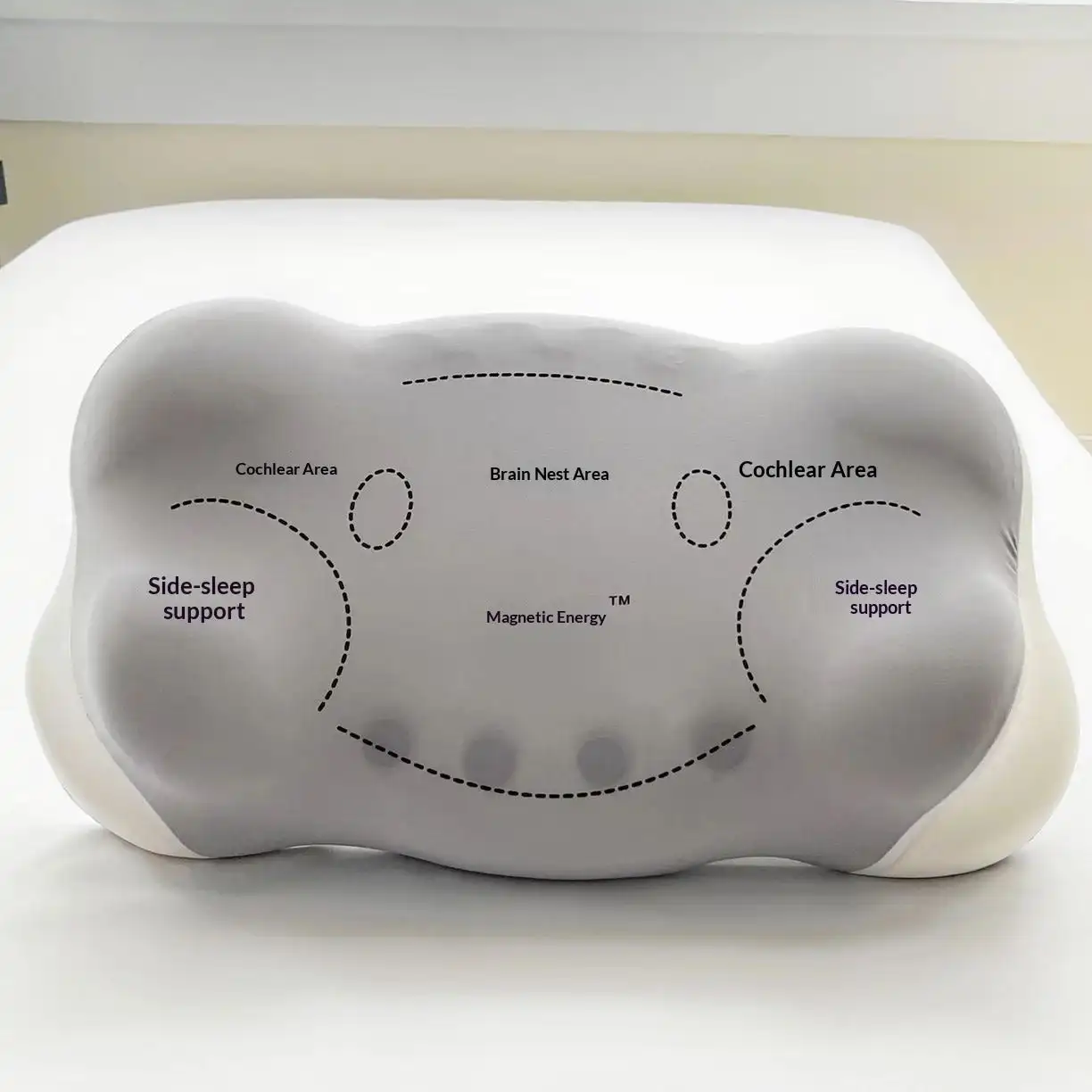 Magnet pillow cloud slow rebound memory cotton cervical spine pillow magnet jade pillow