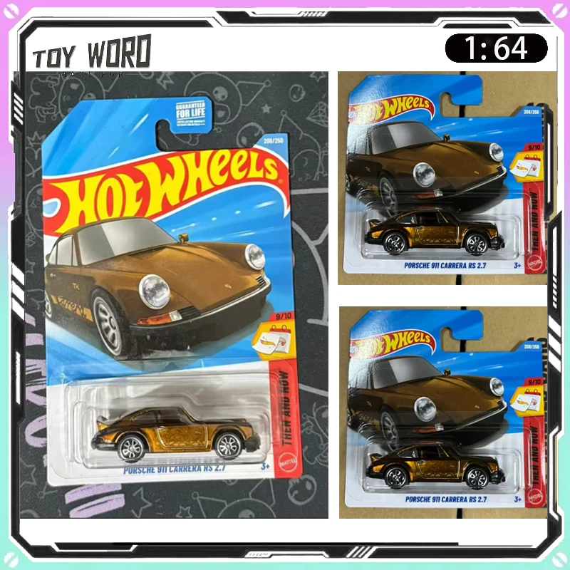 Nuevo Hot Wheels Super Treasure STH Porsche 911 Carrera, Modelo de Coche de Aleación de Simulación, Vehículo Coleccionable, Juguete, Regalo