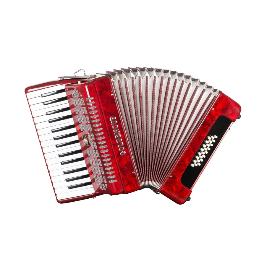 

2025 OME 30 Keys 24 Bass Piano Keyboard Accordion Instrument Acordoen JP3024A