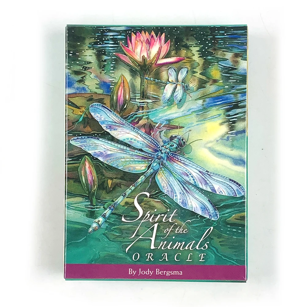 10.3*7.3cm Spirit Of The Animals Oracle Cards A 52 Deck English Visions Mysterious Divination Edition Deck Borad Playing Games