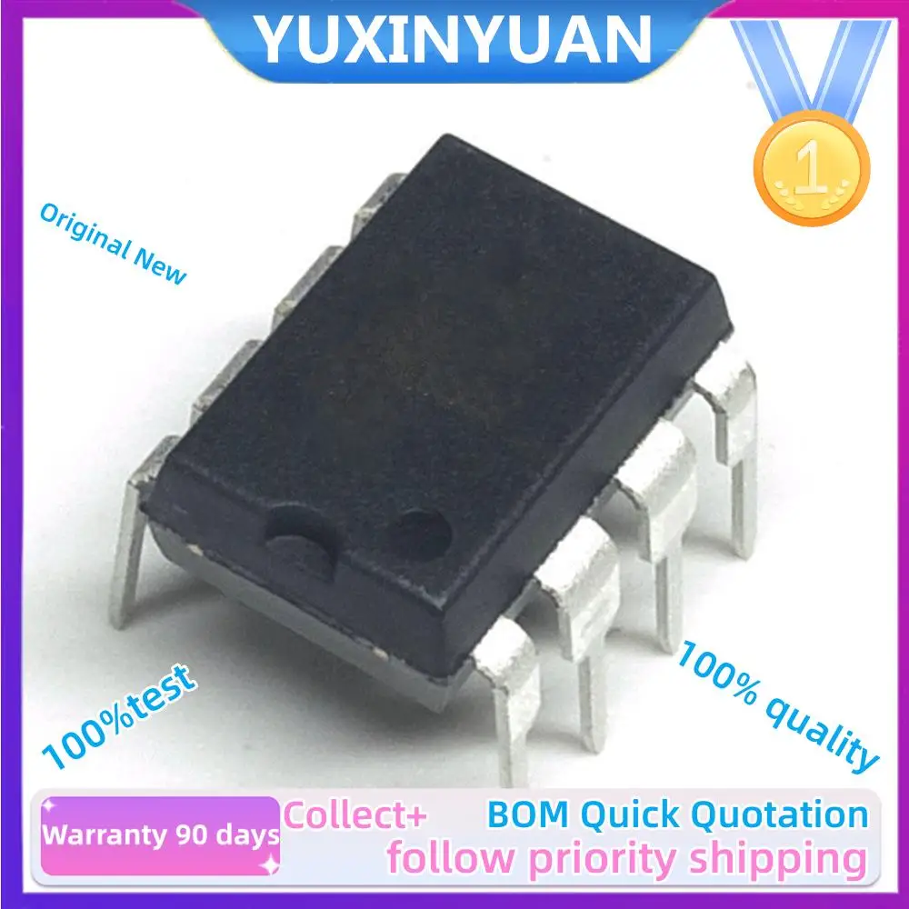 10PCS/LOT 100%New ORiginal 6N136  DIP-8  YUXINYUAN IC in Stock 100%test