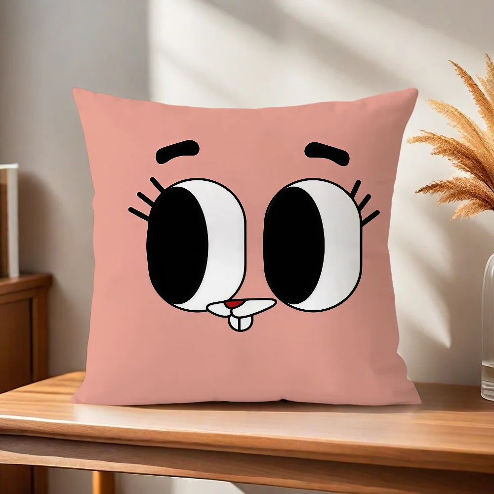 A-AAmazing World G-Gumball Kissenbezug Kissenhülle für Zuhause, Sofa, Wohnzimmer, Büro, Café, Auto. – Detail 4