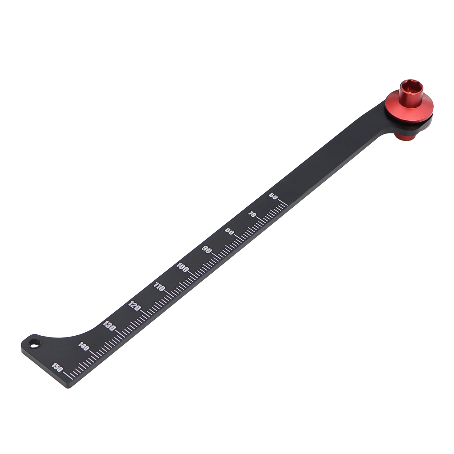 RC Shock Absorber Travel Measuring Ruler Universal Tool For 1/8 1/10 Rc Off-road Vehicle Arrma Traxxas Hpi Huanqi727 Axial Scx10