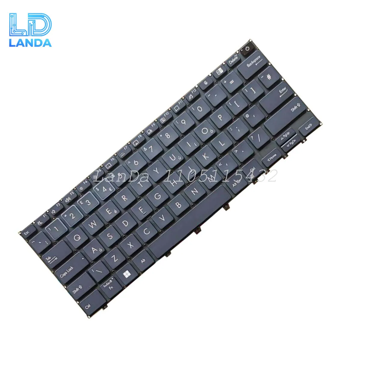 Lpatop Keyboard For ASUS ExpertBook B9 B9450 B9450F B9450FA Black UK US Backlit
